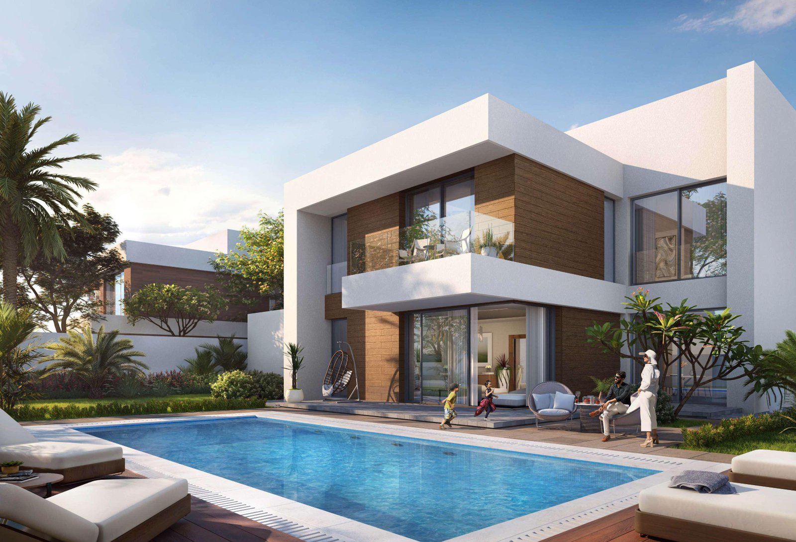 Beautifully landscaped green parks and pedestrian nature walkways across Saadiyat Reserve and The Dunes Abu Dhabi